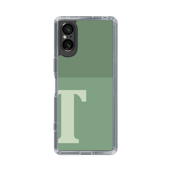 Slim Protection Case［ Original - initial two tone - T green ］