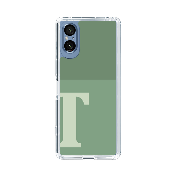 Slim Protection Case［ Original - initial two tone - T green ］