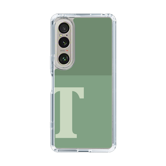 Slim Protection Case［ Original - initial two tone - T green ］