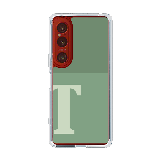 Slim Protection Case［ Original - initial two tone - T green ］