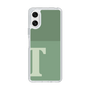 Slim Protection Case［ Original - initial two tone - T green ］