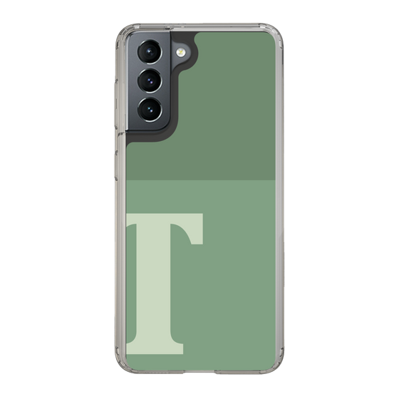Slim Protection Case［ Original - initial two tone - T green ］