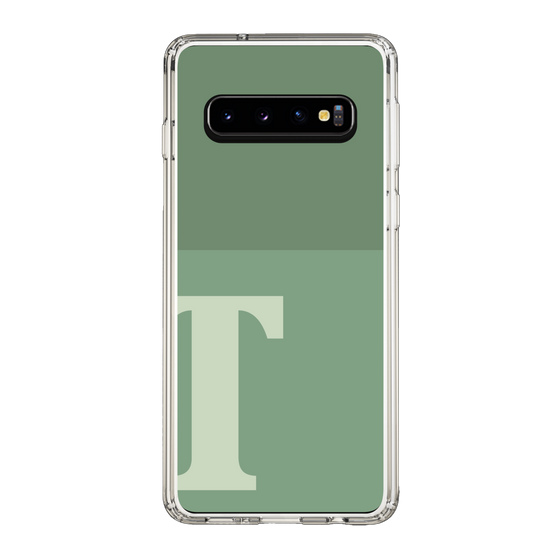 Slim Protection Case［ Original - initial two tone - T green ］