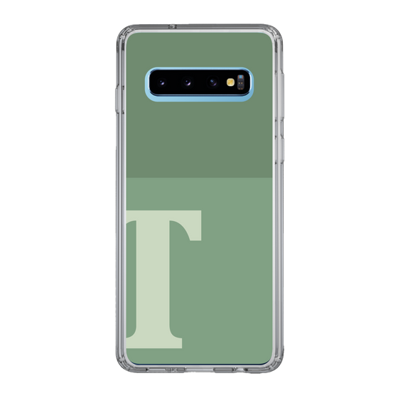 Slim Protection Case［ Original - initial two tone - T green ］