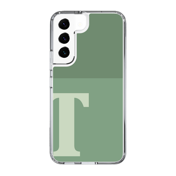 Slim Protection Case［ Original - initial two tone - T green ］