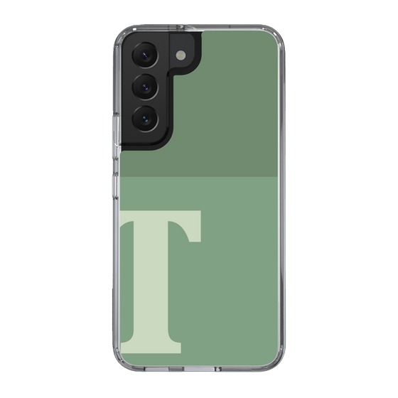 Slim Protection Case［ Original - initial two tone - T green ］