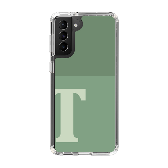 Slim Protection Case［ Original - initial two tone - T green ］