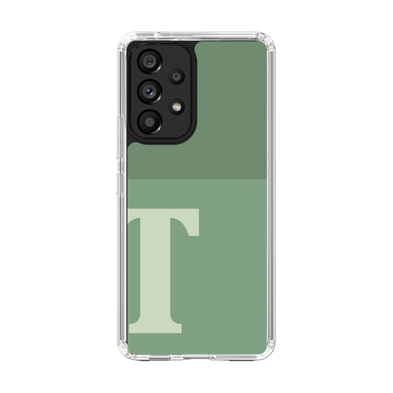 Slim Protection Case［ Original - initial two tone - T green ］