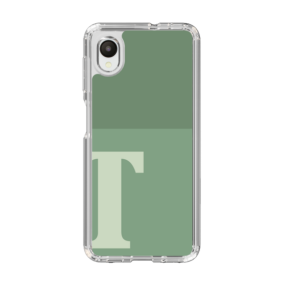Slim Protection Case［ Original - initial two tone - T green ］