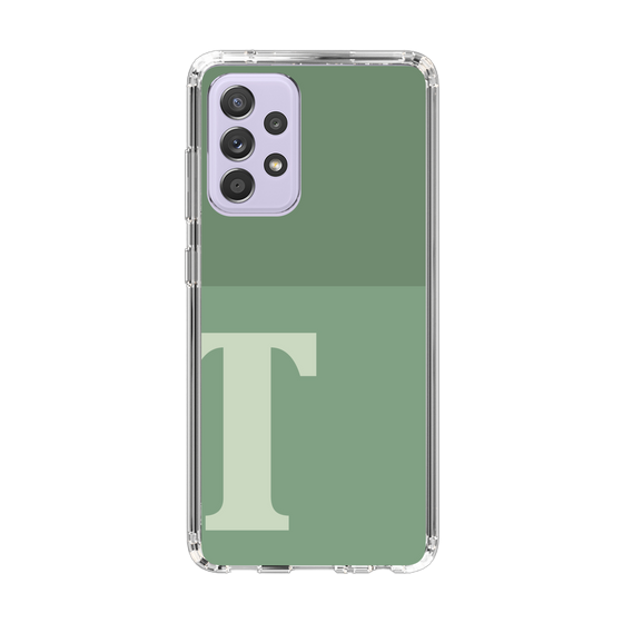 Slim Protection Case［ Original - initial two tone - T green ］