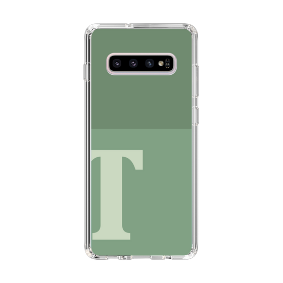 Slim Protection Case［ Original - initial two tone - T green ］