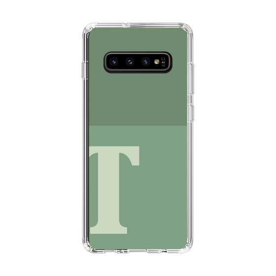 Slim Protection Case［ Original - initial two tone - T green ］