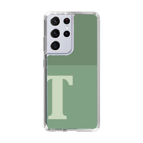Slim Protection Case［ Original - initial two tone - T green ］