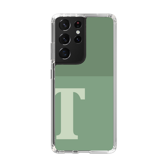 Slim Protection Case［ Original - initial two tone - T green ］
