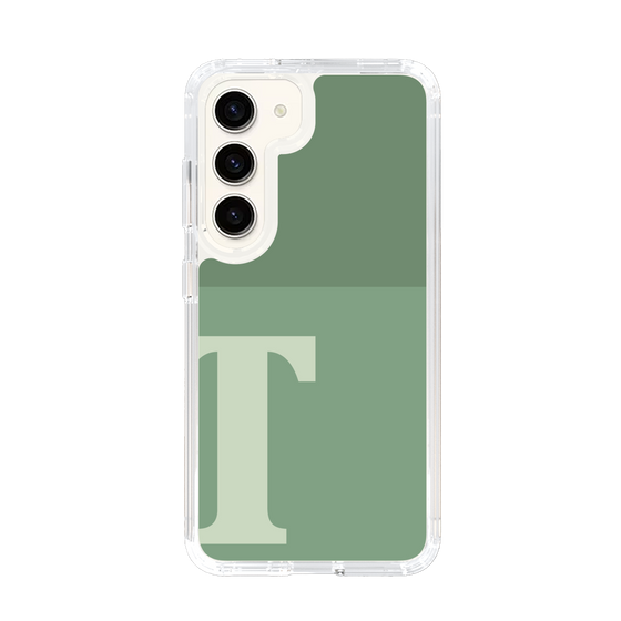 Slim Protection Case［ Original - initial two tone - T green ］