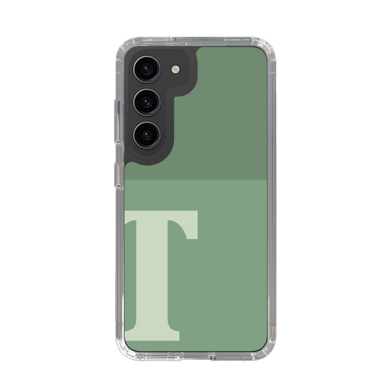 Slim Protection Case［ Original - initial two tone - T green ］