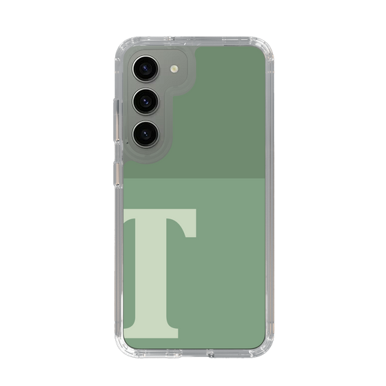 Slim Protection Case［ Original - initial two tone - T green ］