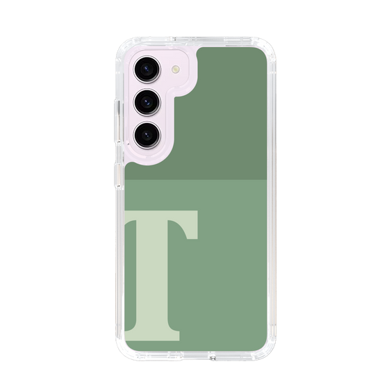 Slim Protection Case［ Original - initial two tone - T green ］