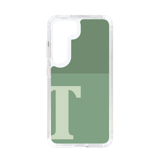 Slim Protection Case［ Original - initial two tone - T green ］