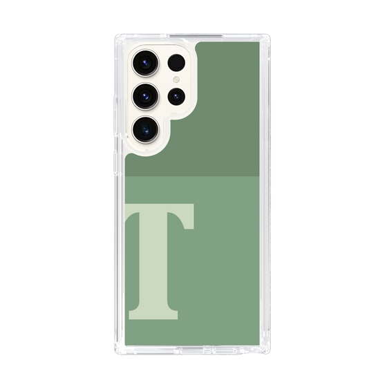 Slim Protection Case［ Original - initial two tone - T green ］