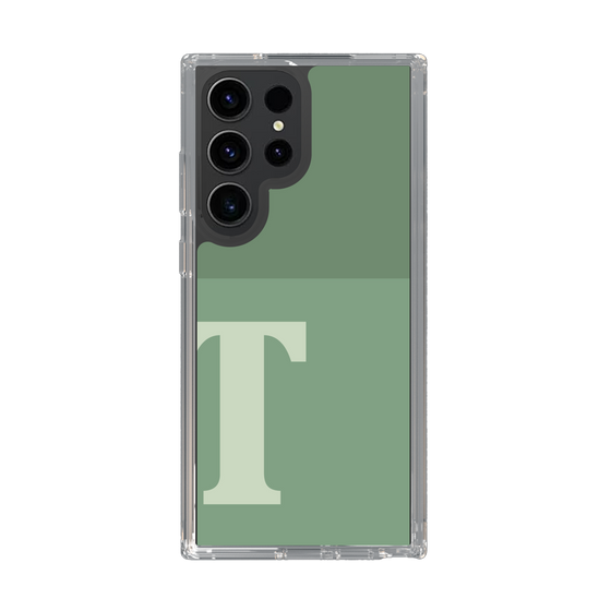 Slim Protection Case［ Original - initial two tone - T green ］