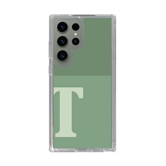Slim Protection Case［ Original - initial two tone - T green ］