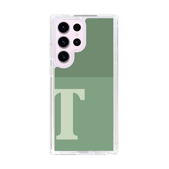 Slim Protection Case［ Original - initial two tone - T green ］