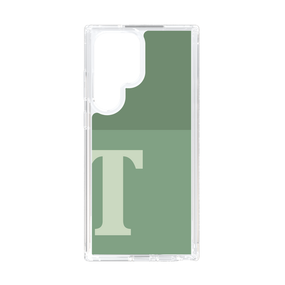 Slim Protection Case［ Original - initial two tone - T green ］