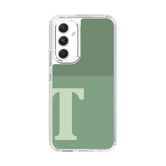 Slim Protection Case［ Original - initial two tone - T green ］