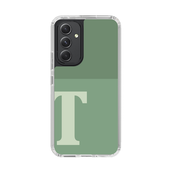 Slim Protection Case［ Original - initial two tone - T green ］