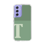 Slim Protection Case［ Original - initial two tone - T green ］