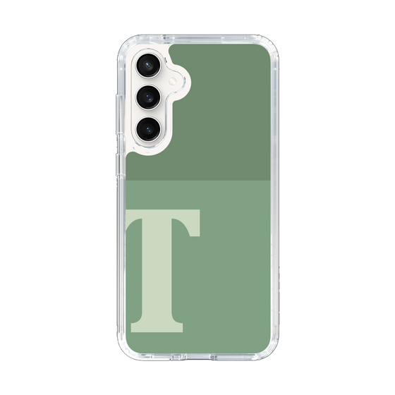 Slim Protection Case［ Original - initial two tone - T green ］
