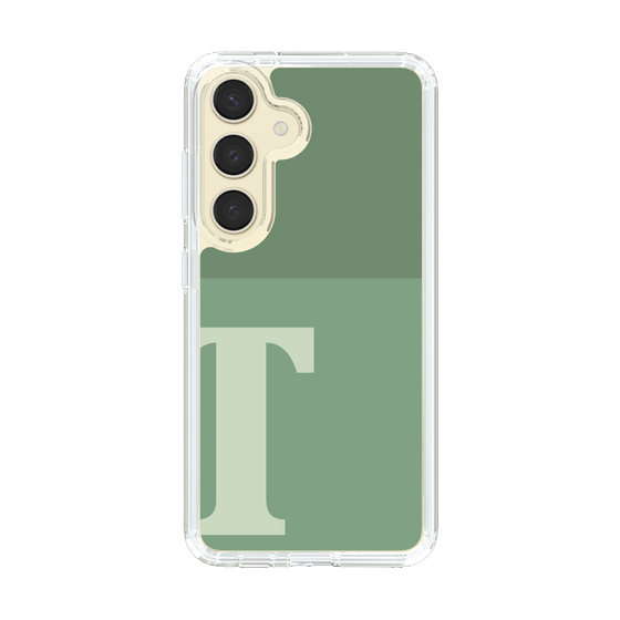 Slim Protection Case［ Original - initial two tone - T green ］