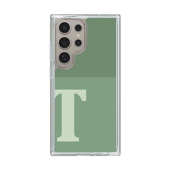 Slim Protection Case［ Original - initial two tone - T green ］