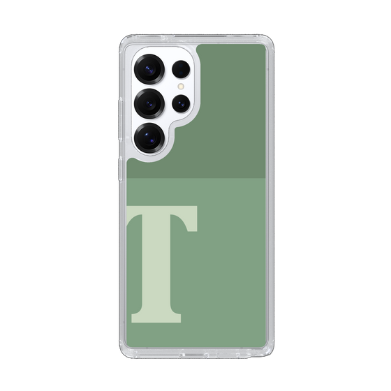 Slim Protection Case［ Original - initial two tone - T green ］