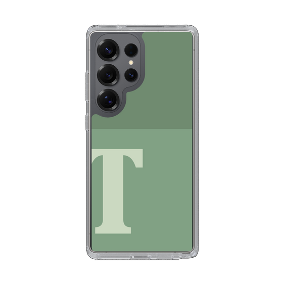Slim Protection Case［ Original - initial two tone - T green ］