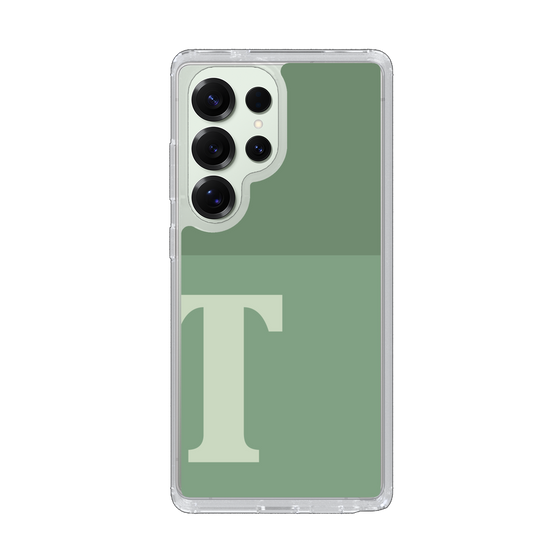 Slim Protection Case［ Original - initial two tone - T green ］
