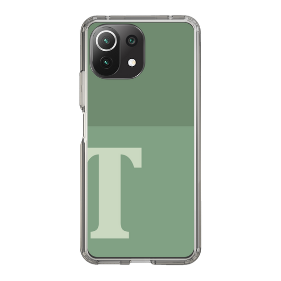 Slim Protection Case［ Original - initial two tone - T green ］