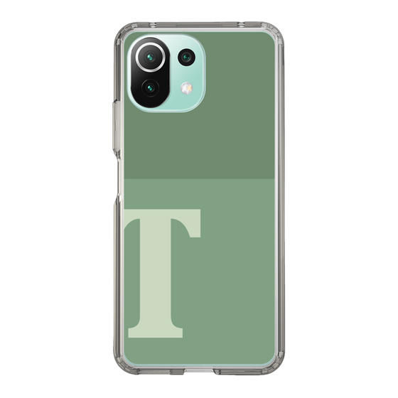 Slim Protection Case［ Original - initial two tone - T green ］