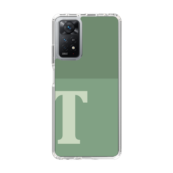 Slim Protection Case［ Original - initial two tone - T green ］