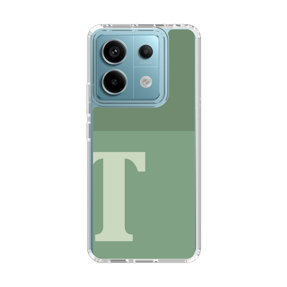 Slim Protection Case［ Original - initial two tone - T green ］