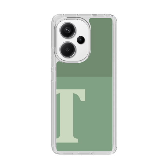 Slim Protection Case［ Original - initial two tone - T green ］