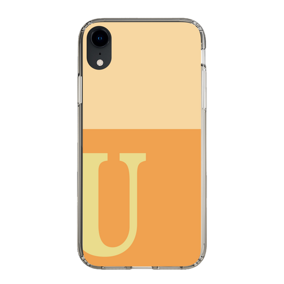 Slim Protection Case［ Original - initial two tone - U orange ］