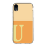 Slim Protection Case［ Original - initial two tone - U orange ］