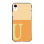 Slim Protection Case［ Original - initial two tone - U orange ］