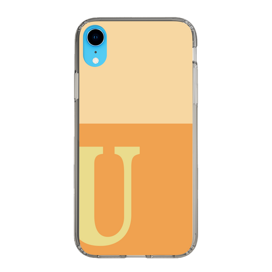 Slim Protection Case［ Original - initial two tone - U orange ］