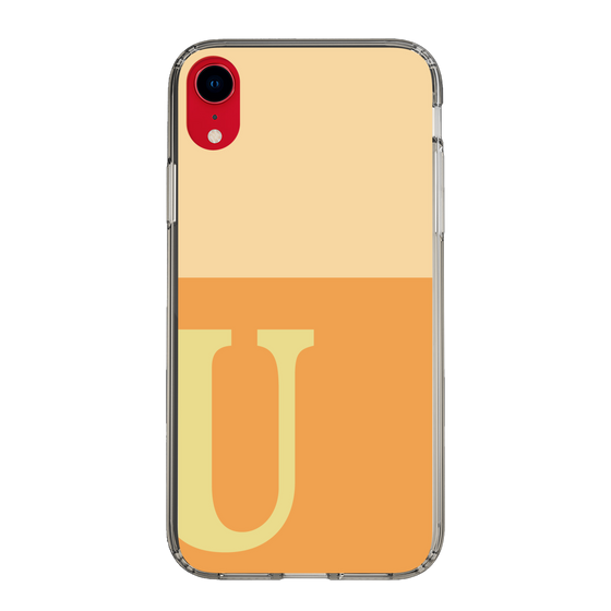 Slim Protection Case［ Original - initial two tone - U orange ］