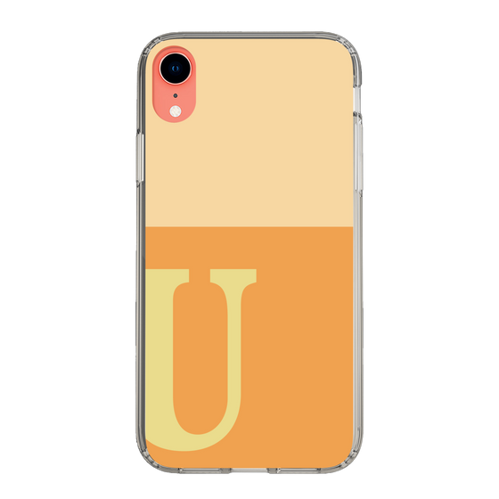 Slim Protection Case［ Original - initial two tone - U orange ］
