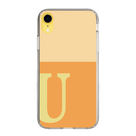 Slim Protection Case［ Original - initial two tone - U orange ］