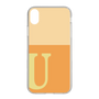 Slim Protection Case［ Original - initial two tone - U orange ］